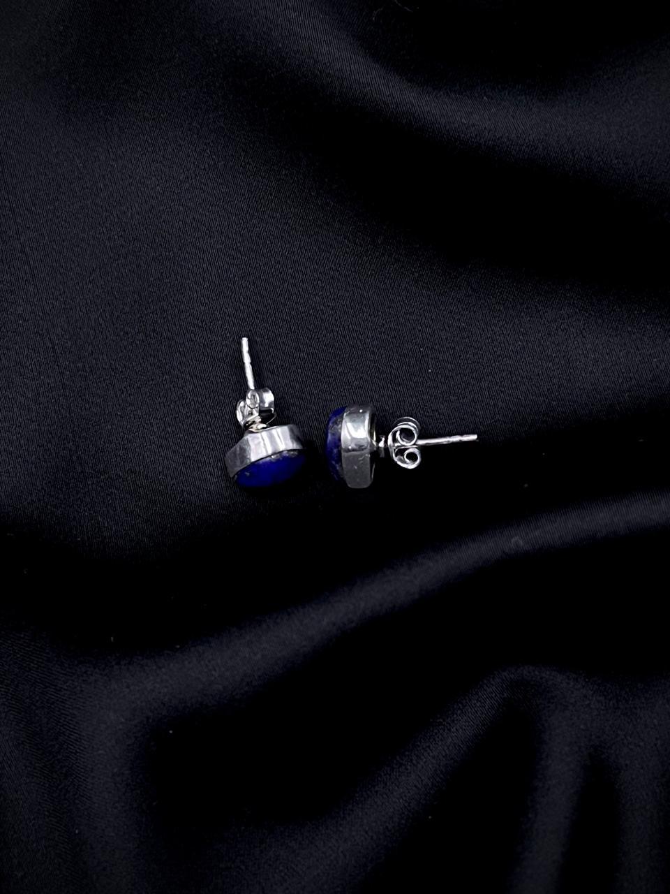 Semi Precious Stone 92.5 Silver Stud Earring