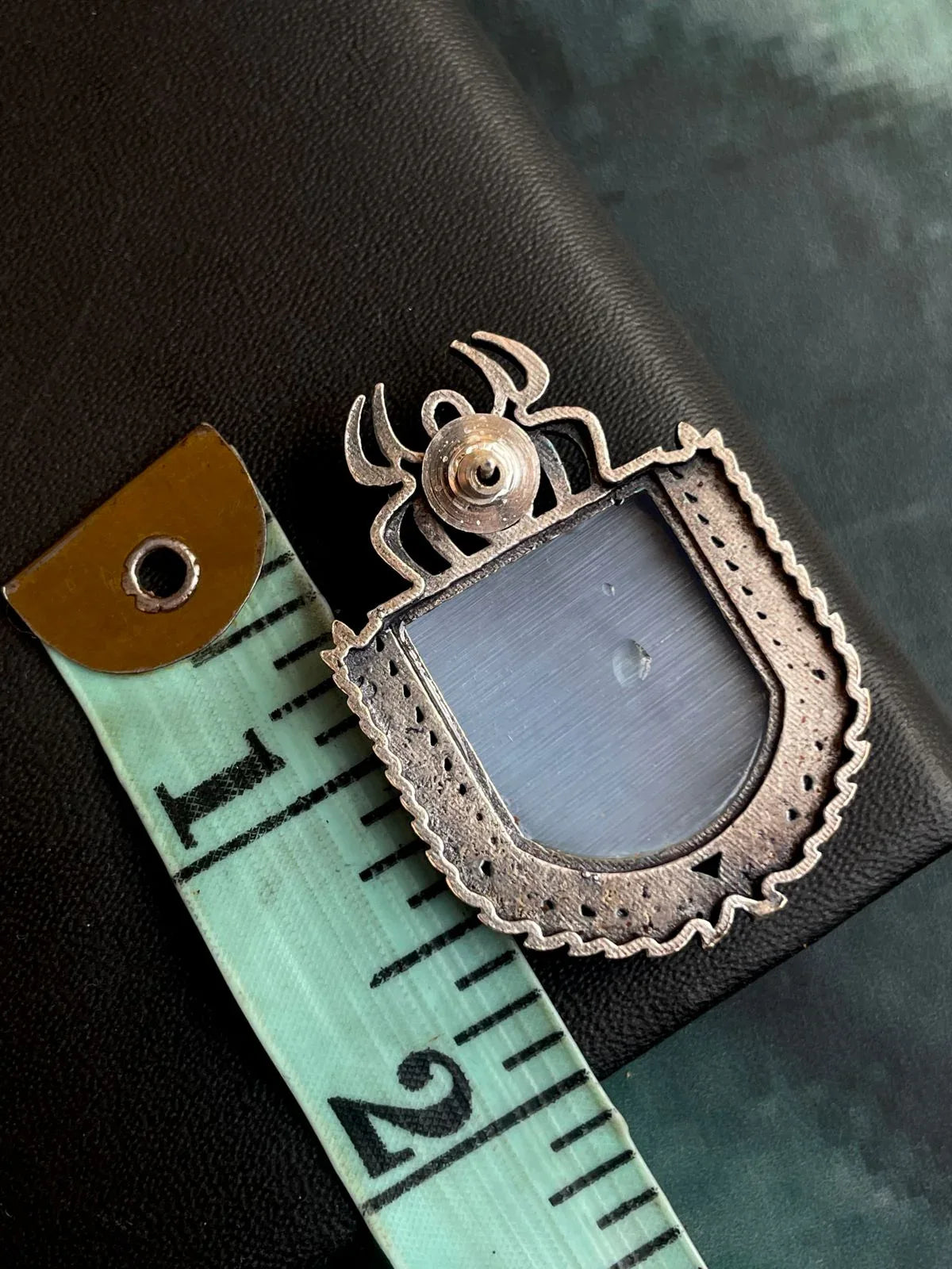Spider Shape Oxidized Stud Earring
