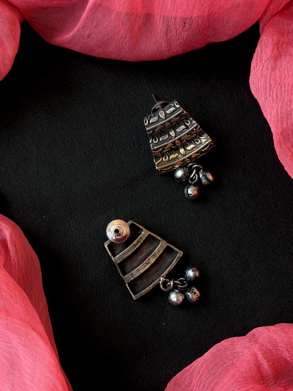 Dual Tone Hasli Choker with Earring set