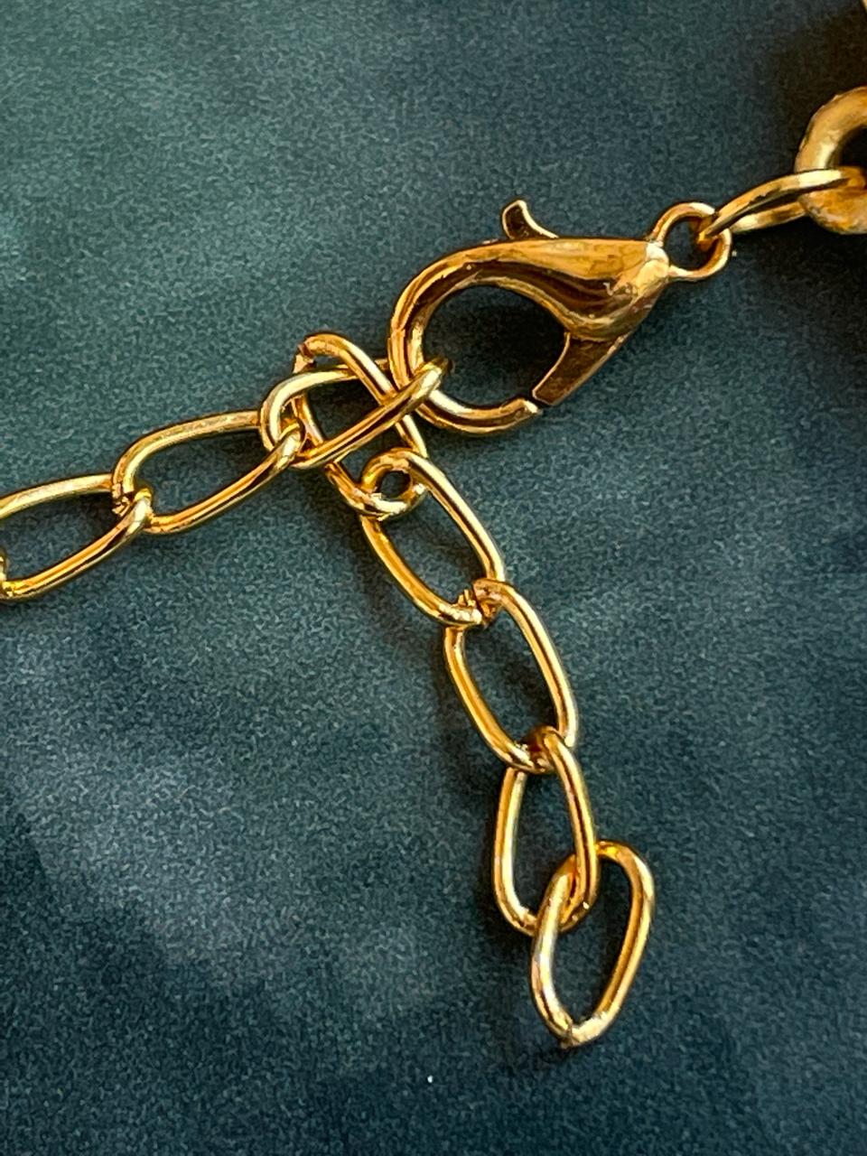 Imitation Shell Pearl Two layered Long Mala with Earring