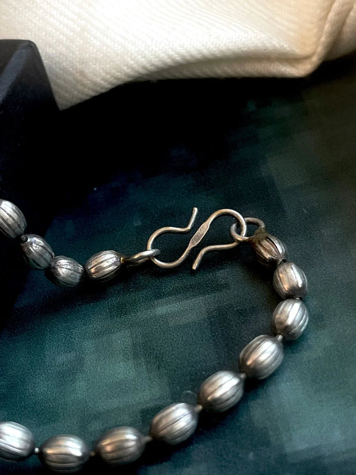 Black Polish Oxidized Pendant Necklace