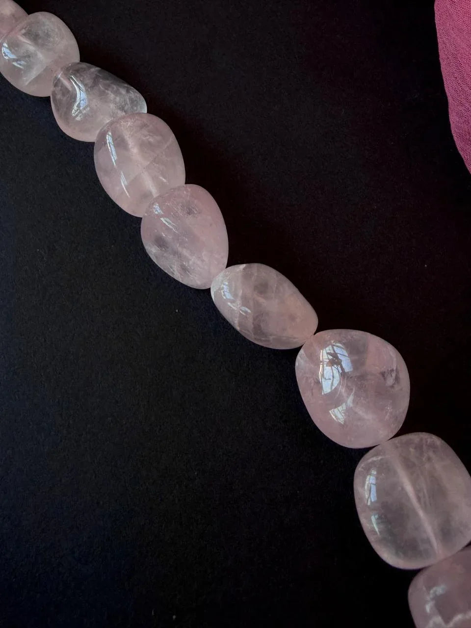 Rose Quartz Stone Necklace
