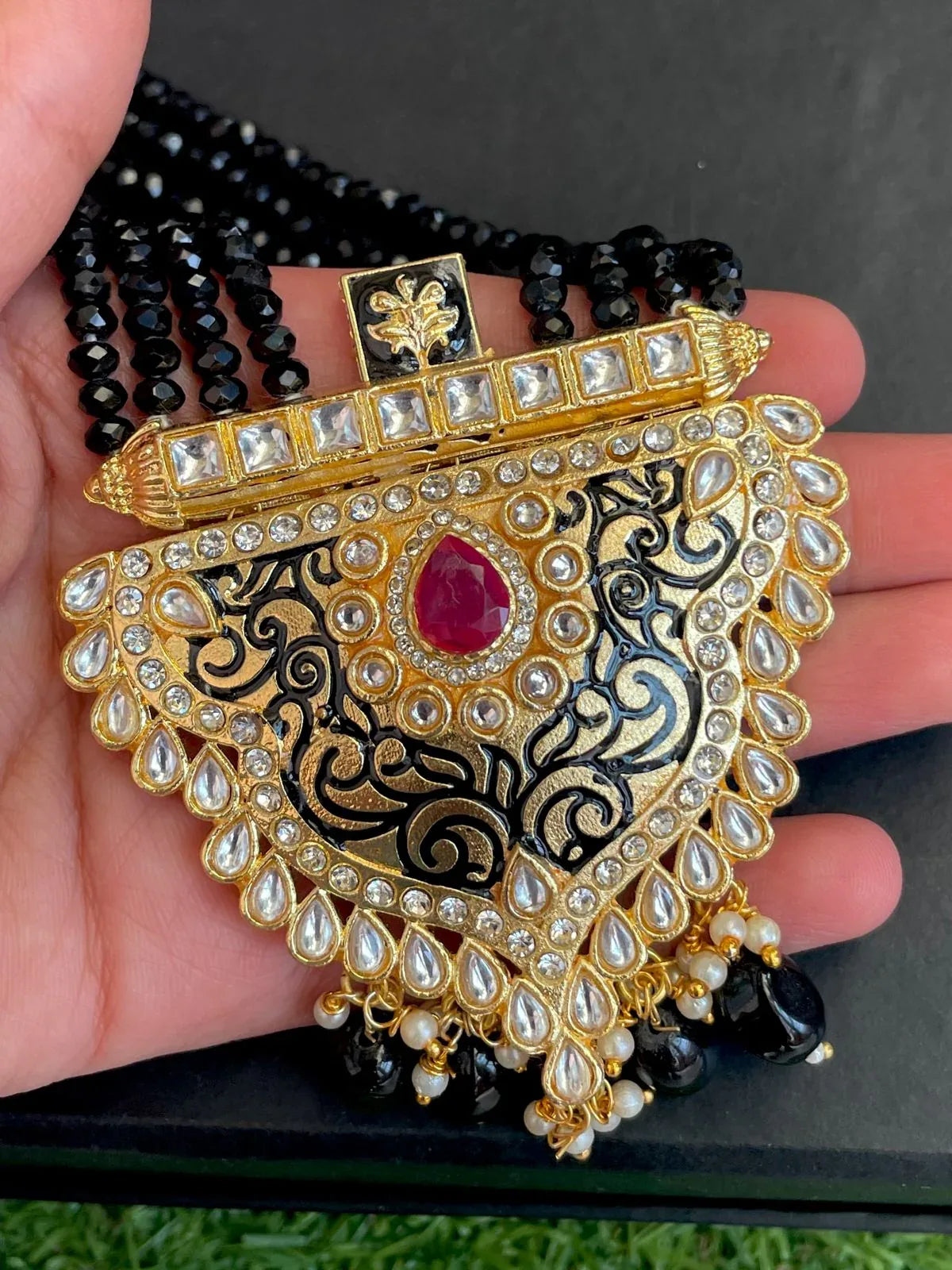 Meenakari Necklace with Earring set