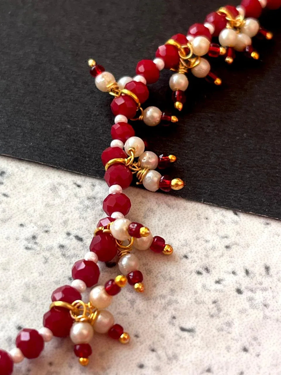 Jade Stone Beads Mala