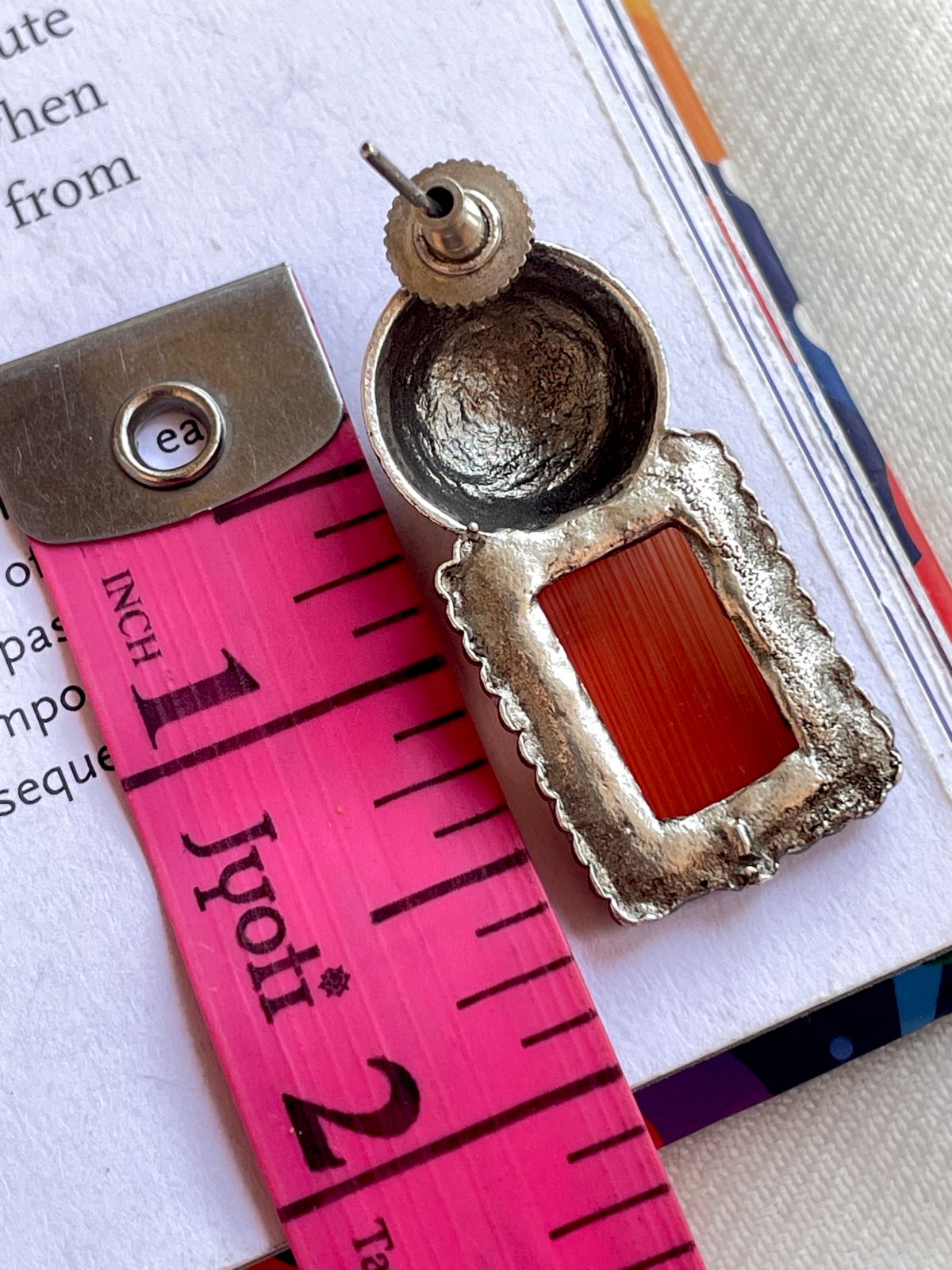 Big Monalisa Stone Stud Earring