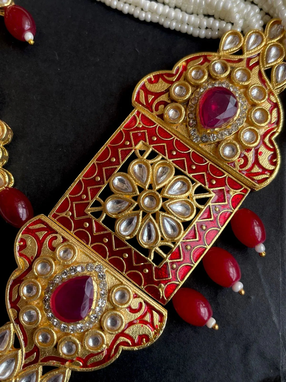 Meenakari Choker with Earring set