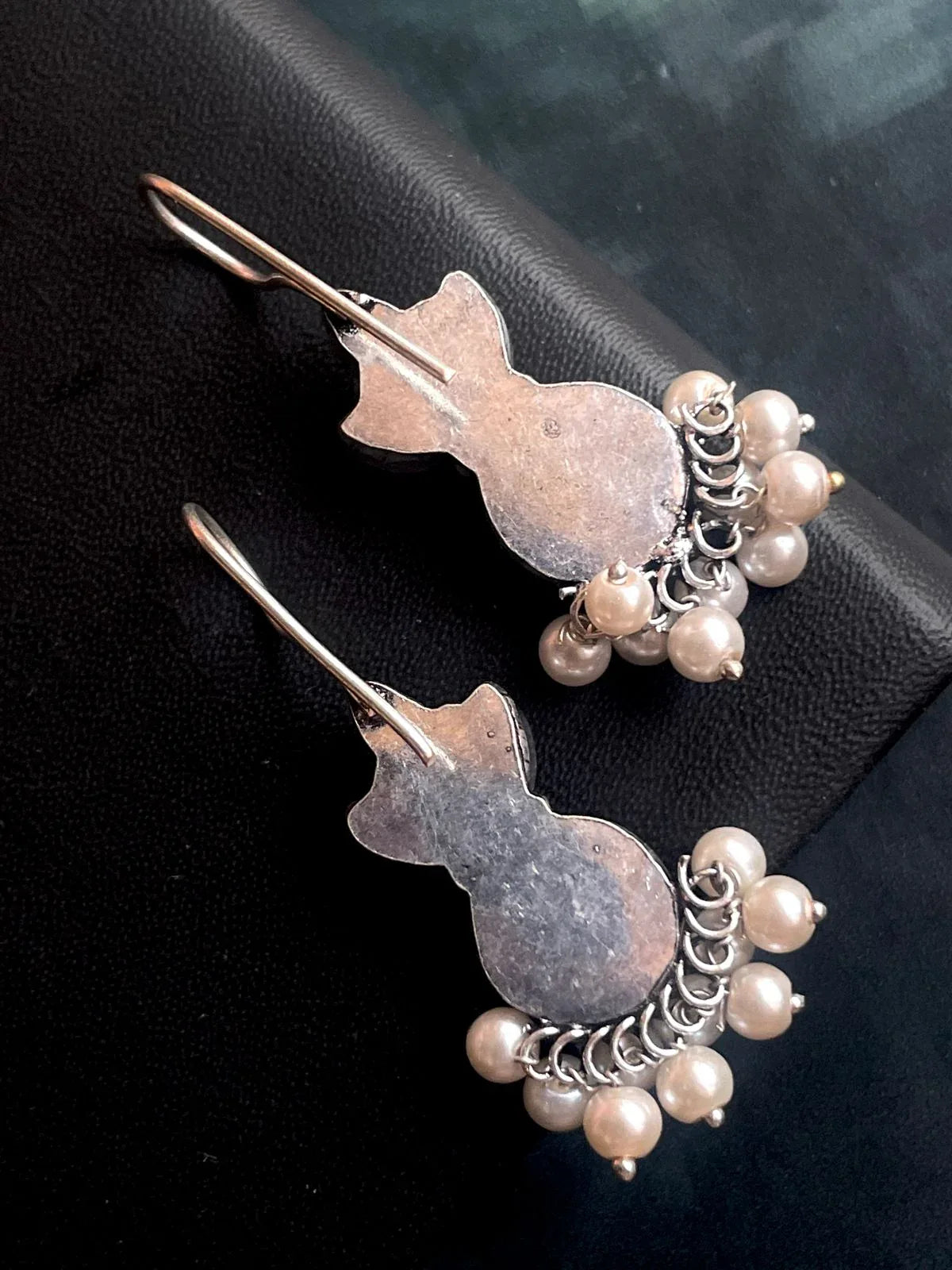 Monalisa Stone with Three stone Earring