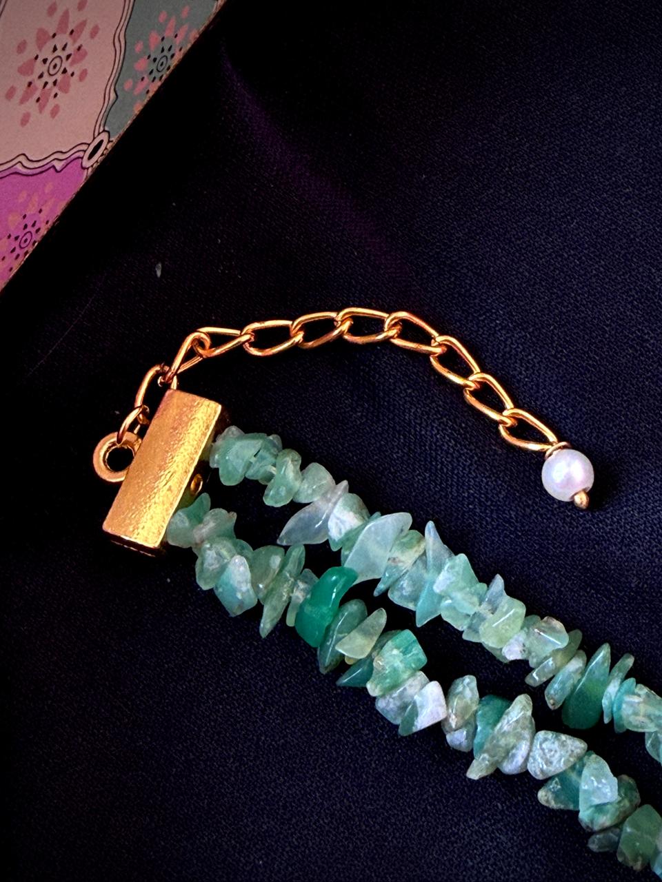 Natural Stone Double Layer Mala