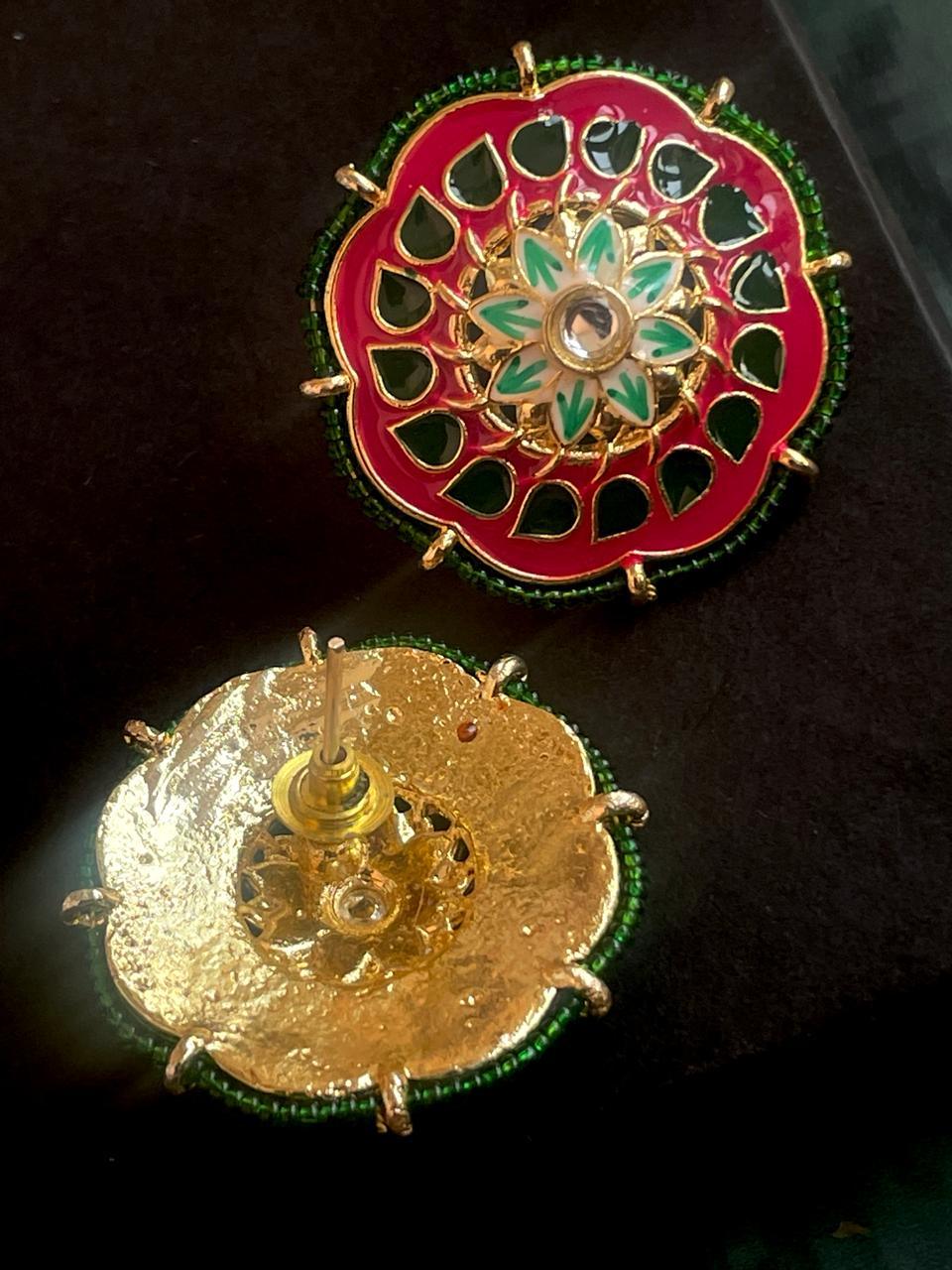 Meenakari Stud Earring