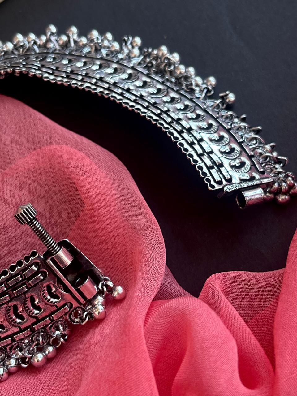Oxidized Heavy Partywear Ghunghroo Anklets