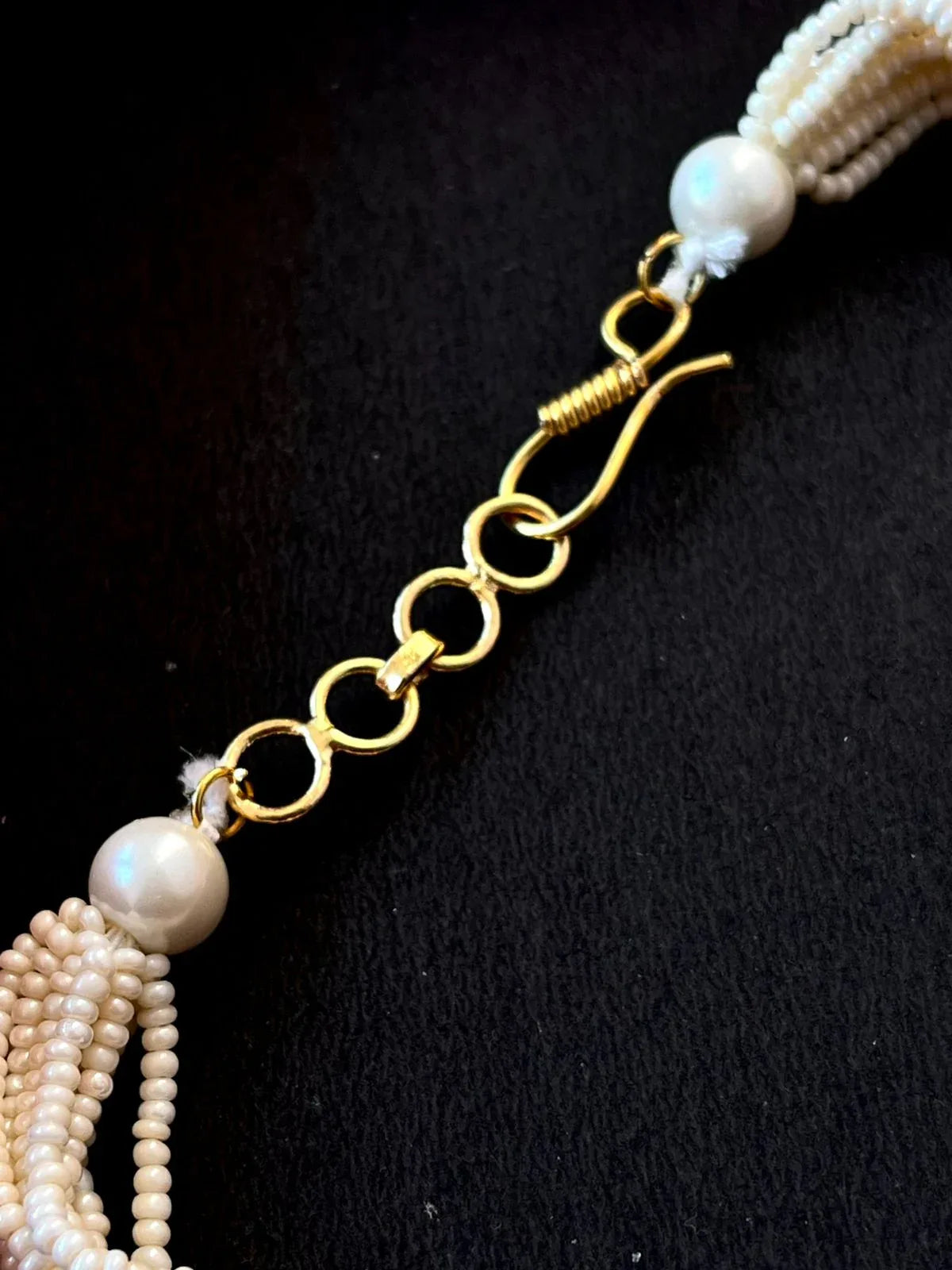 Meenakari Pendant Multi colour Beaded Mala Necklace