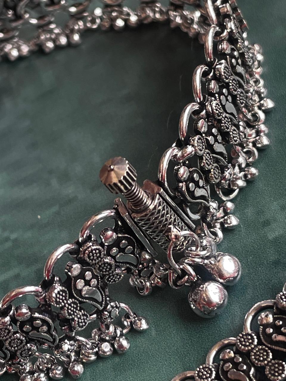 Handmade Oxidized Anklets