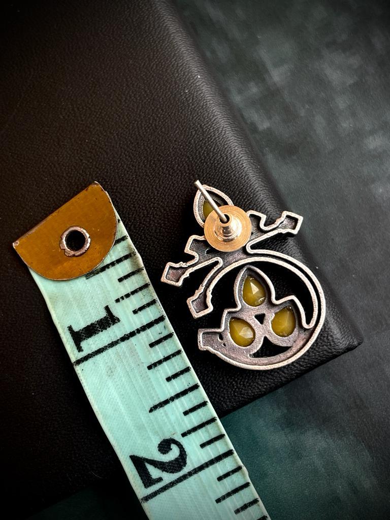 Silver Replica Stud Earring