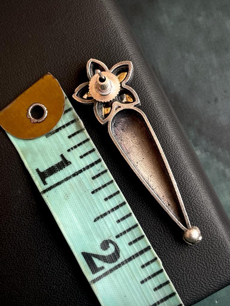 Silver Replica Stud Earring