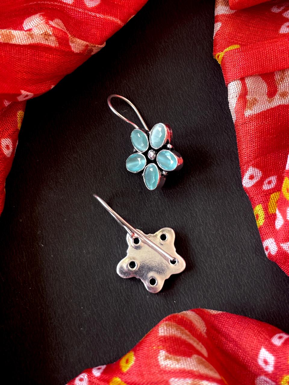 Monalisa Stone Pendant with Earring set