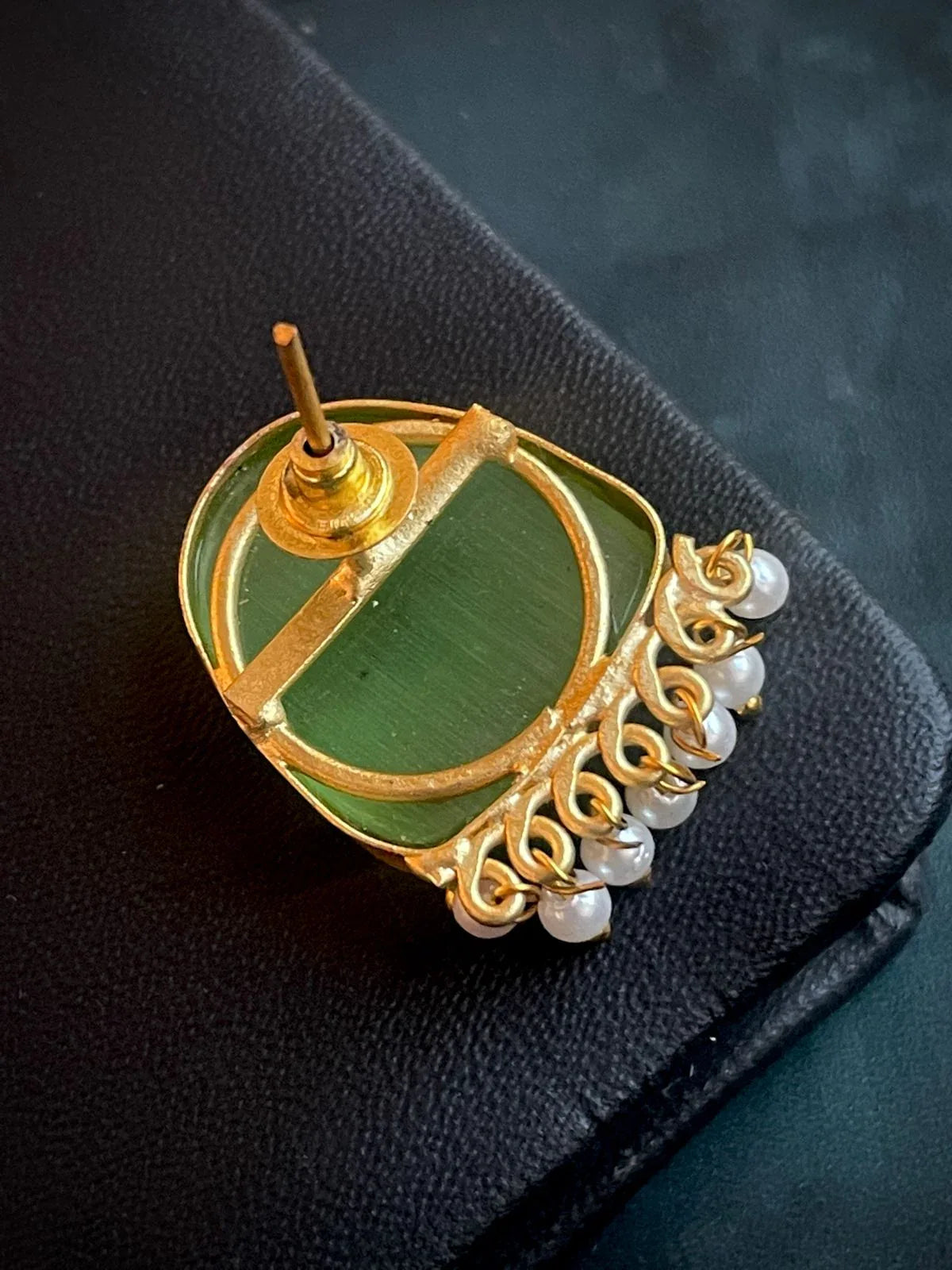 Monalisa Stone Beaded Trendy Stud Earring