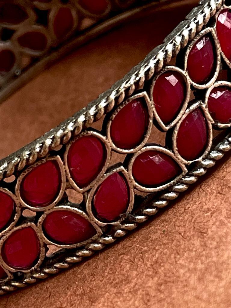 Oxidized Ethnic Openable Kada