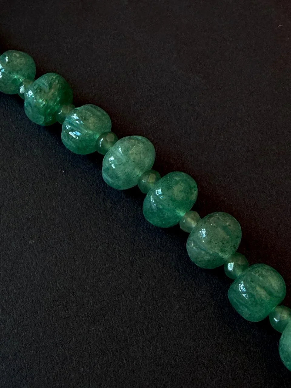 Natural Straberry Beaded Mala