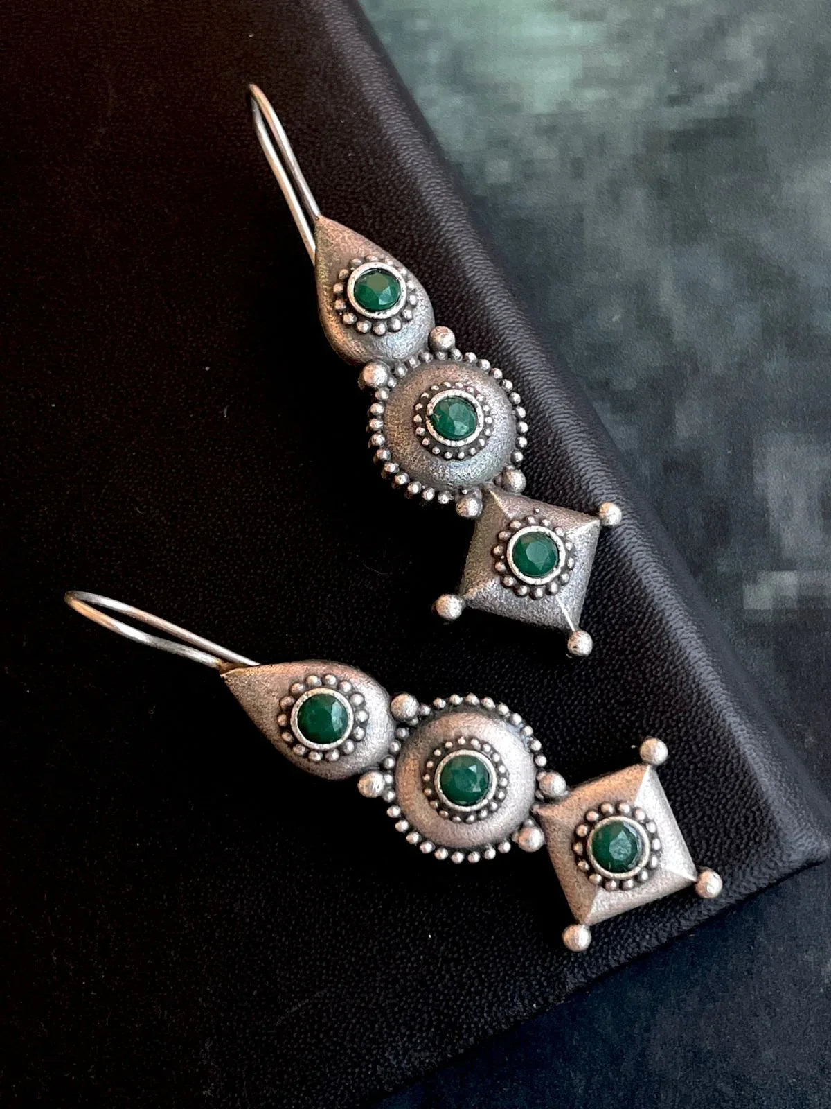 Oxidized Antique Look Earring