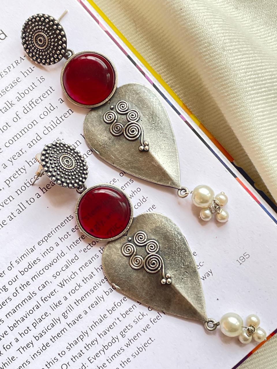Monalisa Stone Antique Look Earring