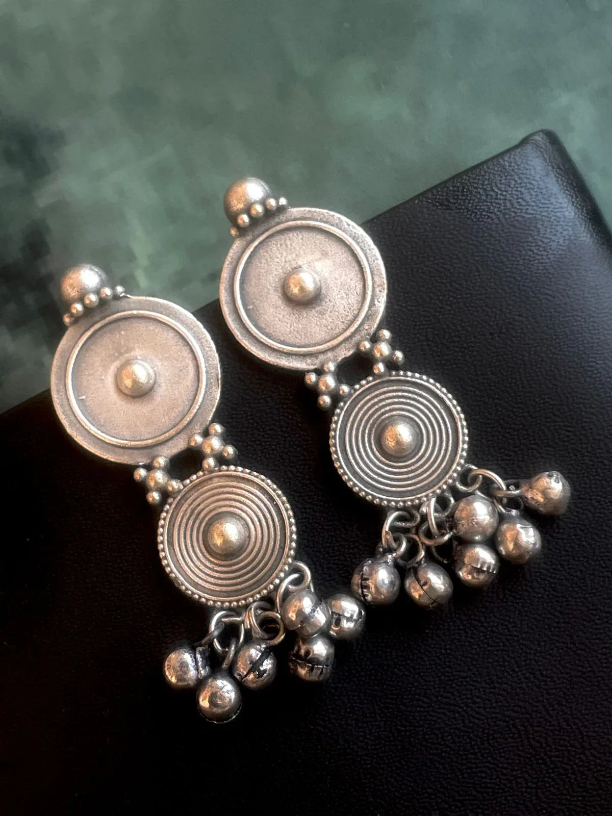 Oxidized Antique Look Earring