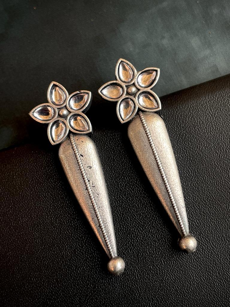 Silver Replica Stud Earring