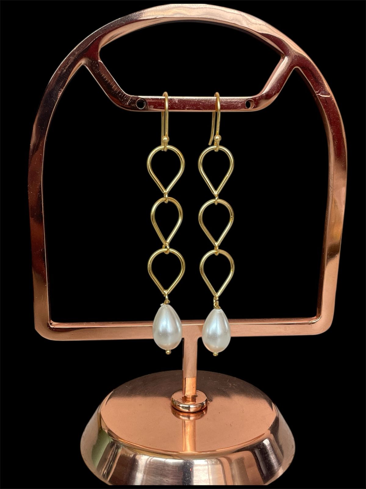 Golden Trendy Long Earring