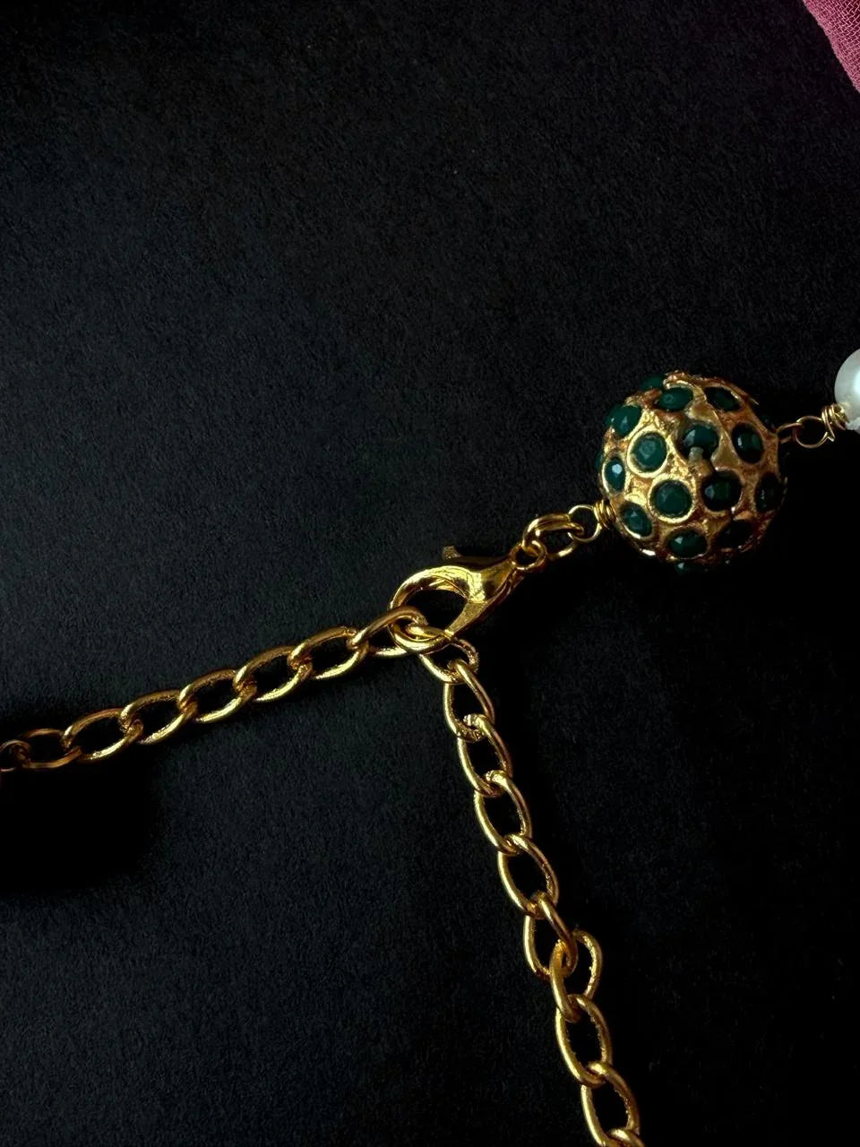 Trendy Ball Golden Necklace