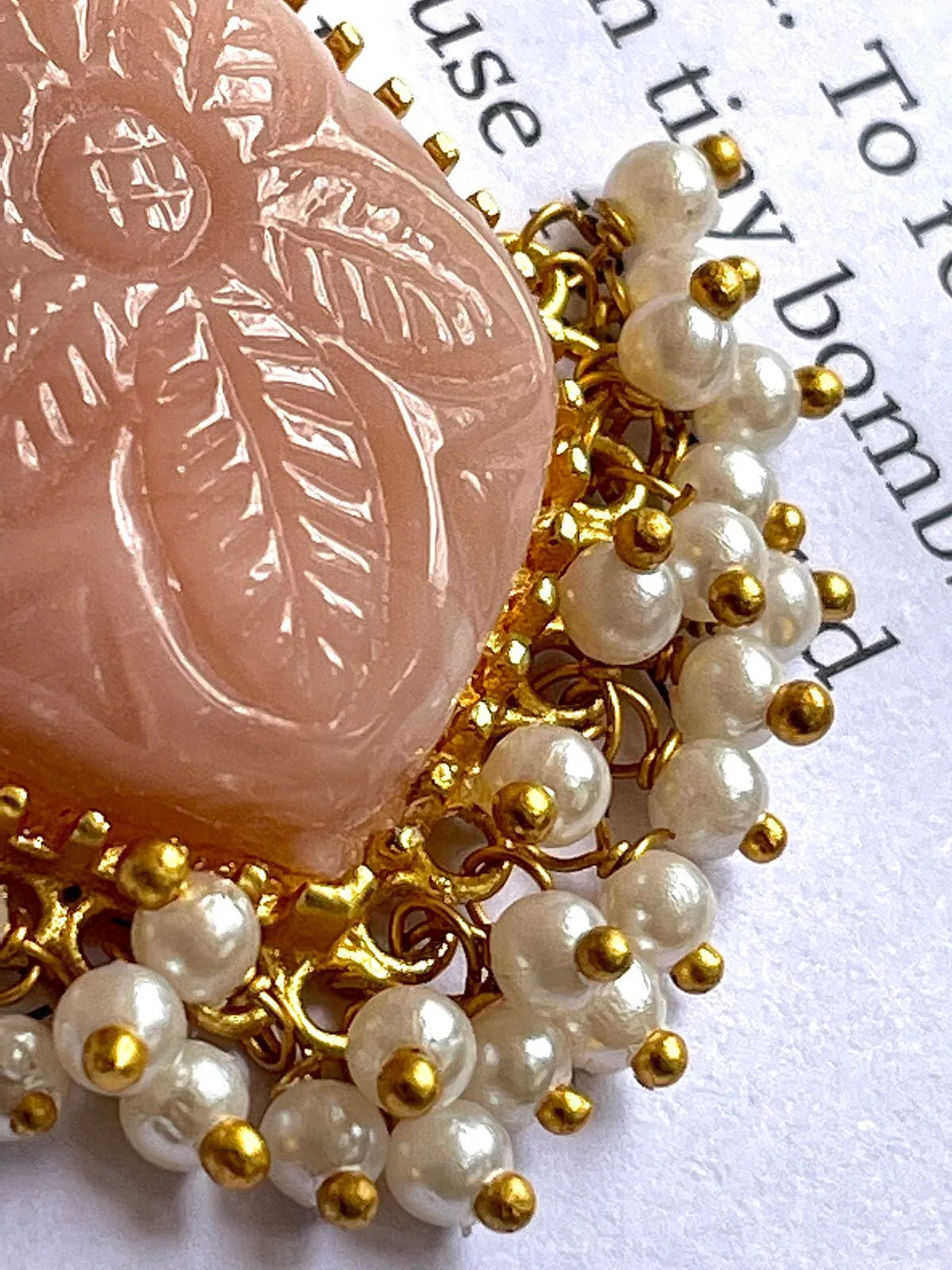 Monalisa Stone Drop Earring