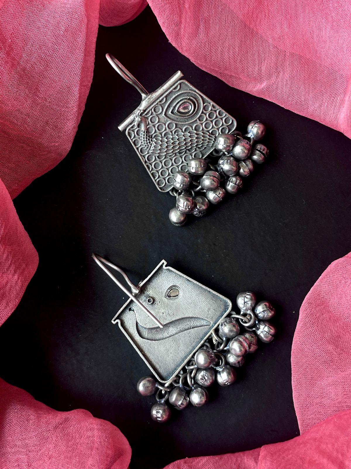 Silver Replica Partywear Earring