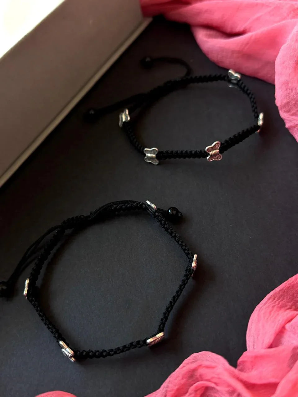 Butterfly Motif Thred Anklet