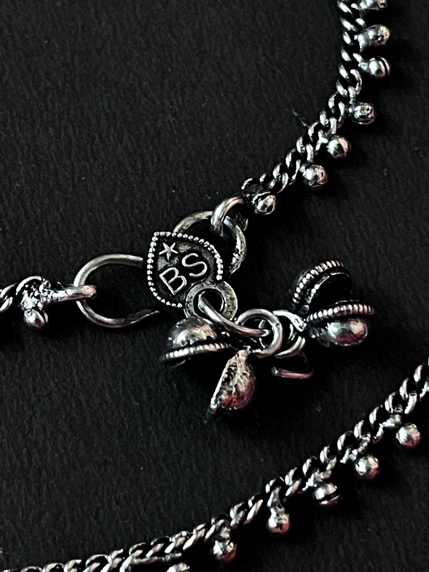 Silver Replica Ethnic Anklets