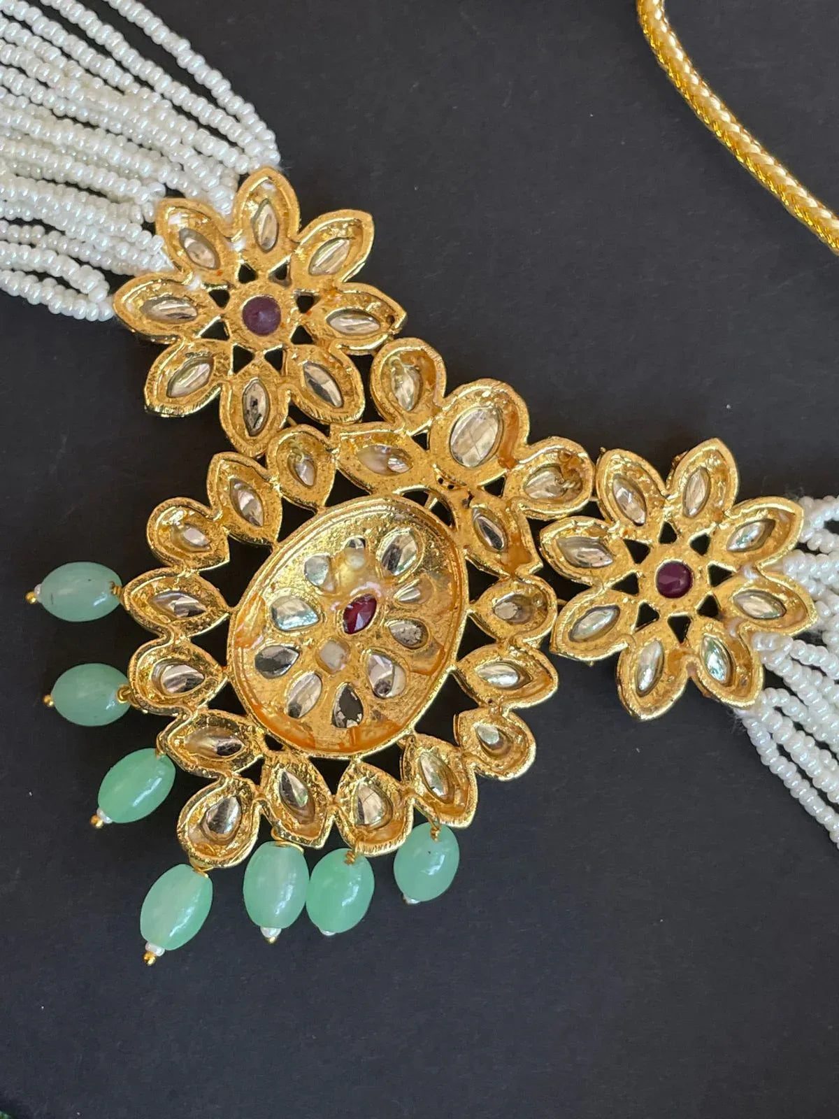 Kundan Choker with Earring Set
