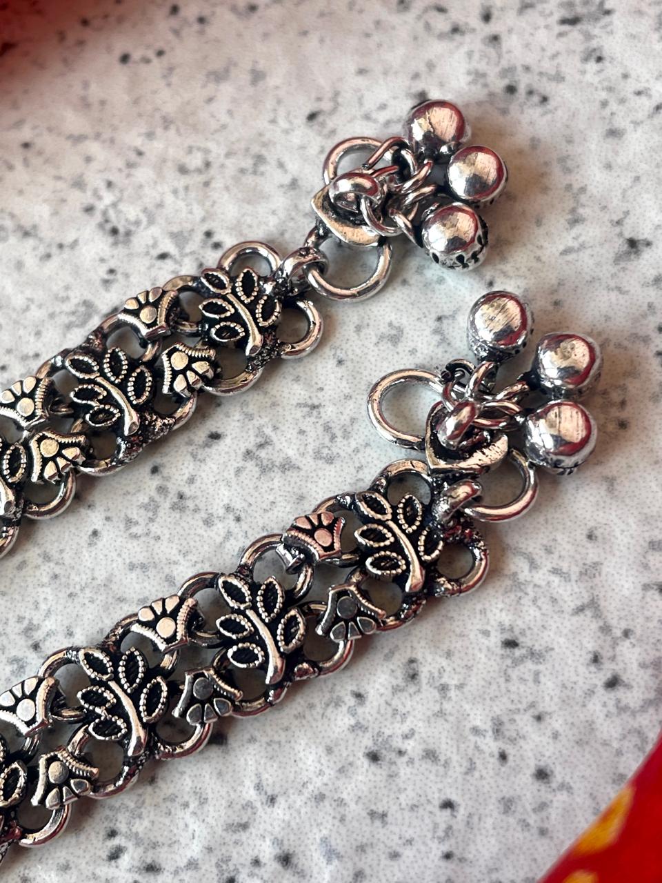 Oxidized Handmade Anklet
