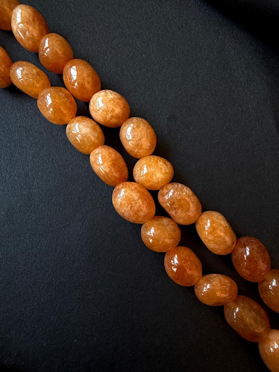 Stone Beads Double Layered Mala