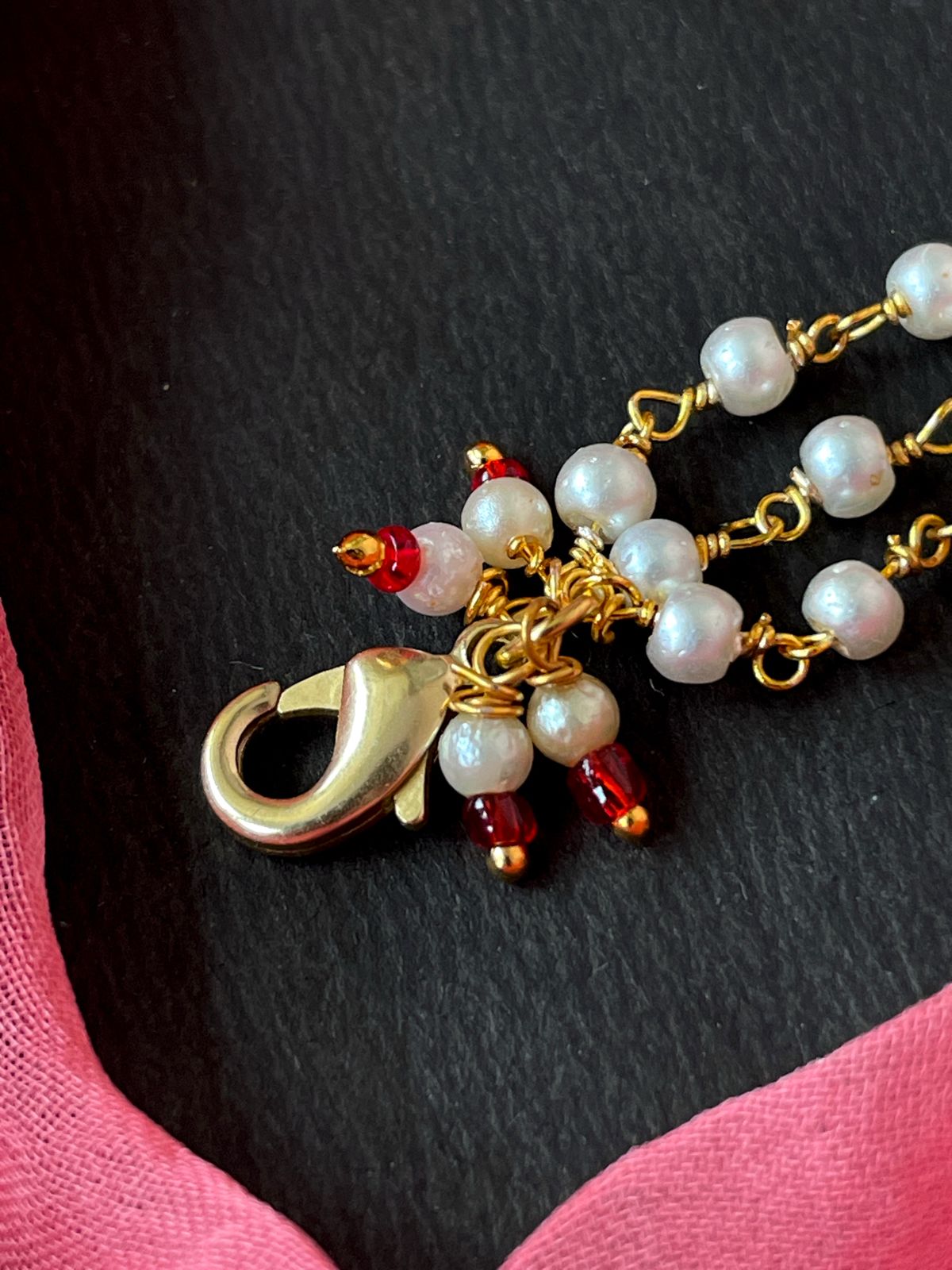 AD with Monalisa Stone Beaded Bracelet