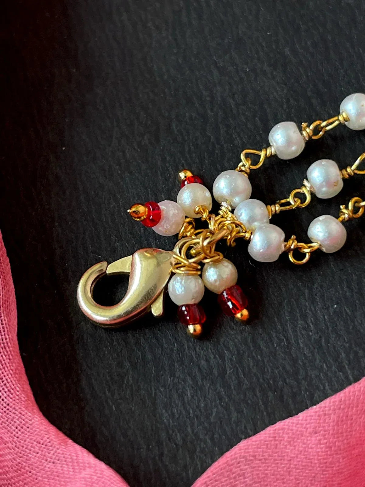 AD with Monalisa Stone Beaded Bracelet