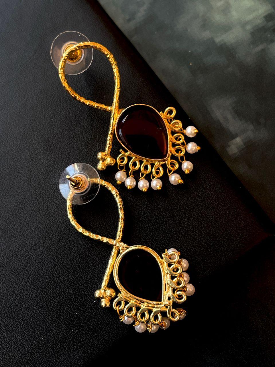 Monalisa Stone Trendy Partywear Earring