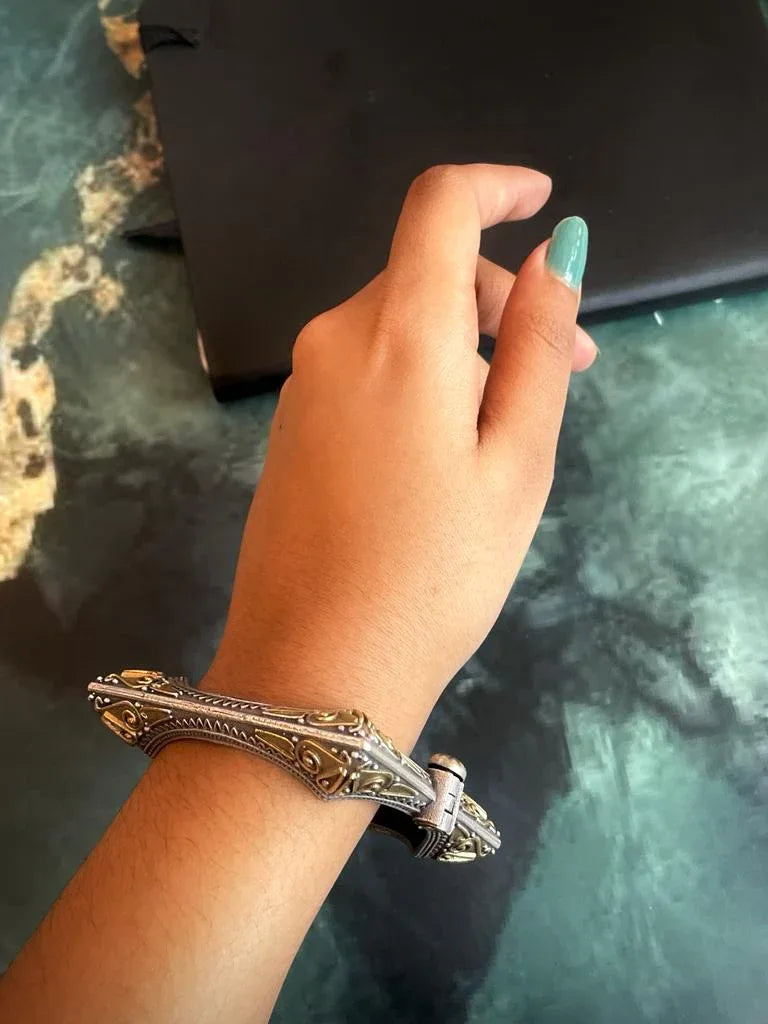 Dual Tone Openable Kada