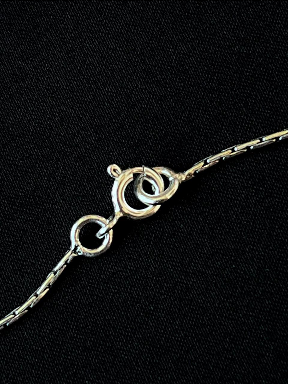 92.5 Silver Light Weight Anklet