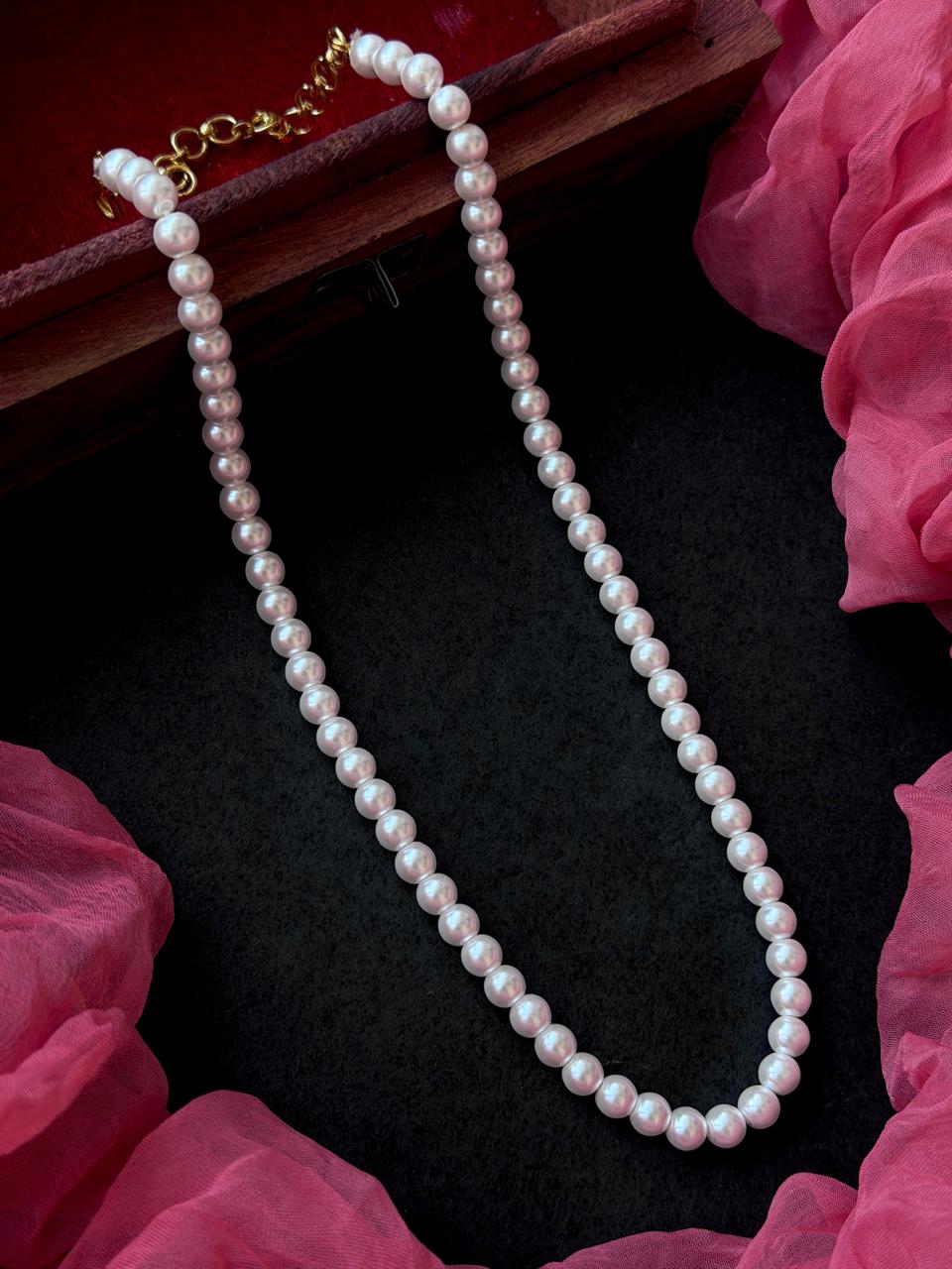 Glass Pearl (6 mm) Single Layer Mala