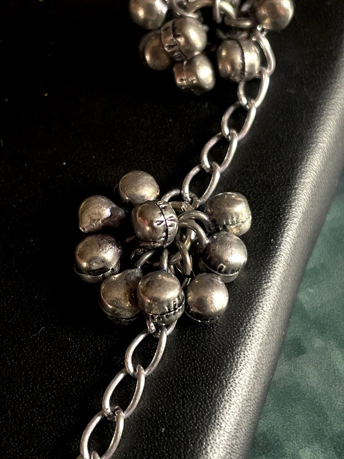 Oxidized Ghunghroo Chain Necklace