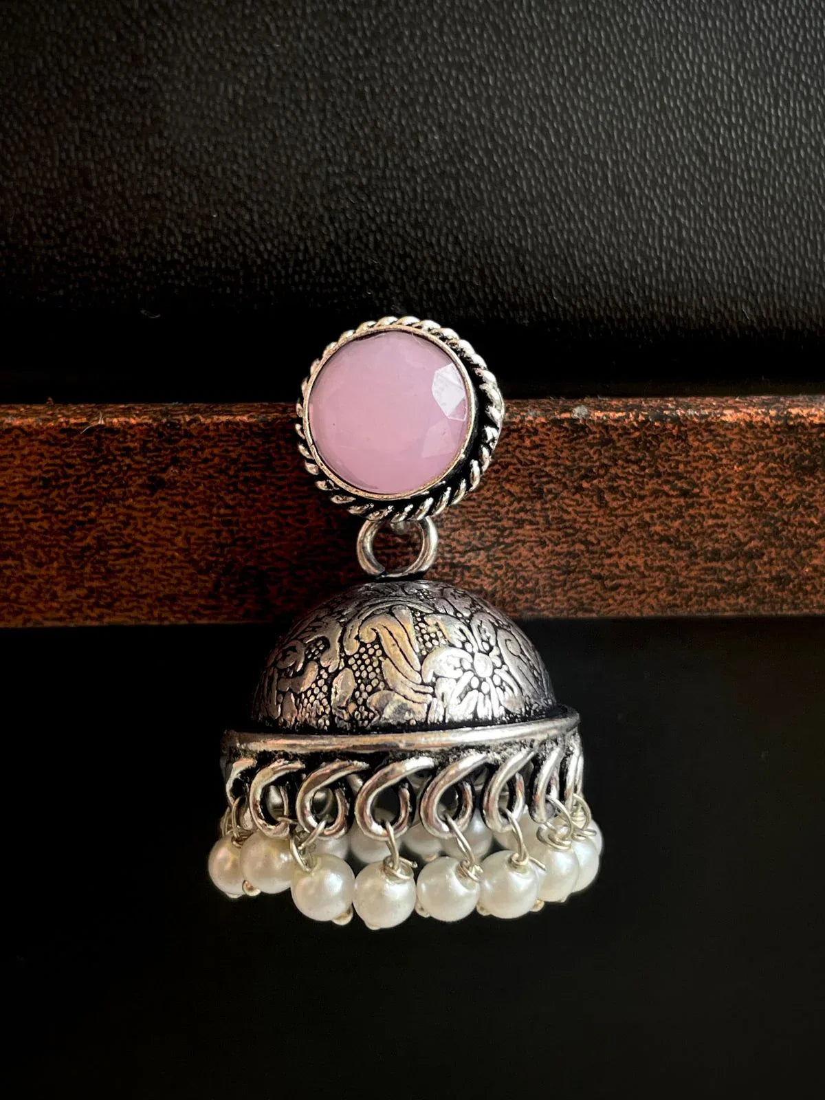 Monalisa Stop Top with Antique Jhumki Earring