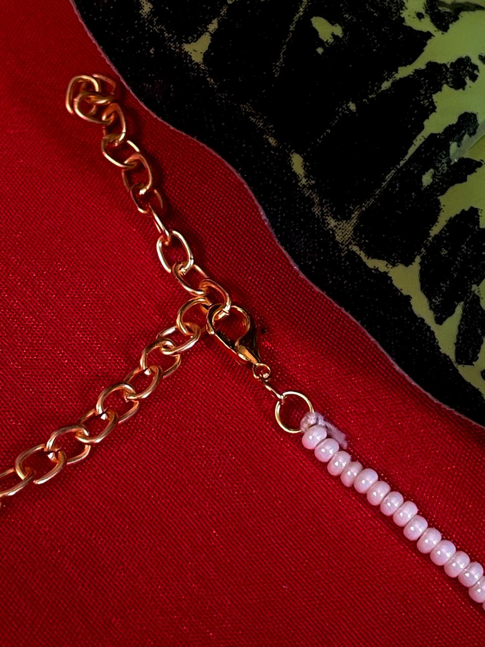 Stone Beads Cheer Necklace