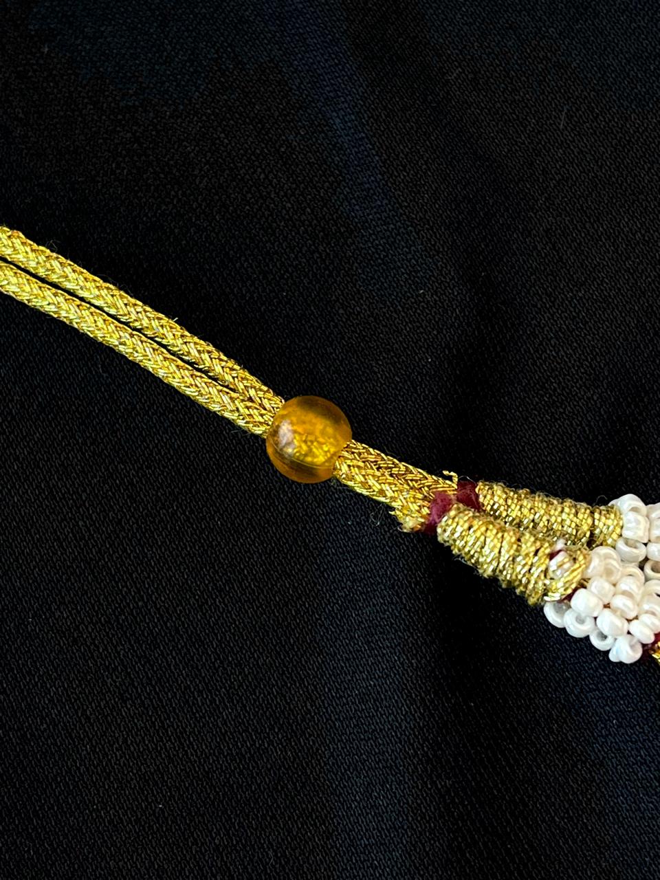 Monalisa Stone with Shell Pearl Pendant Necklace with Earring set