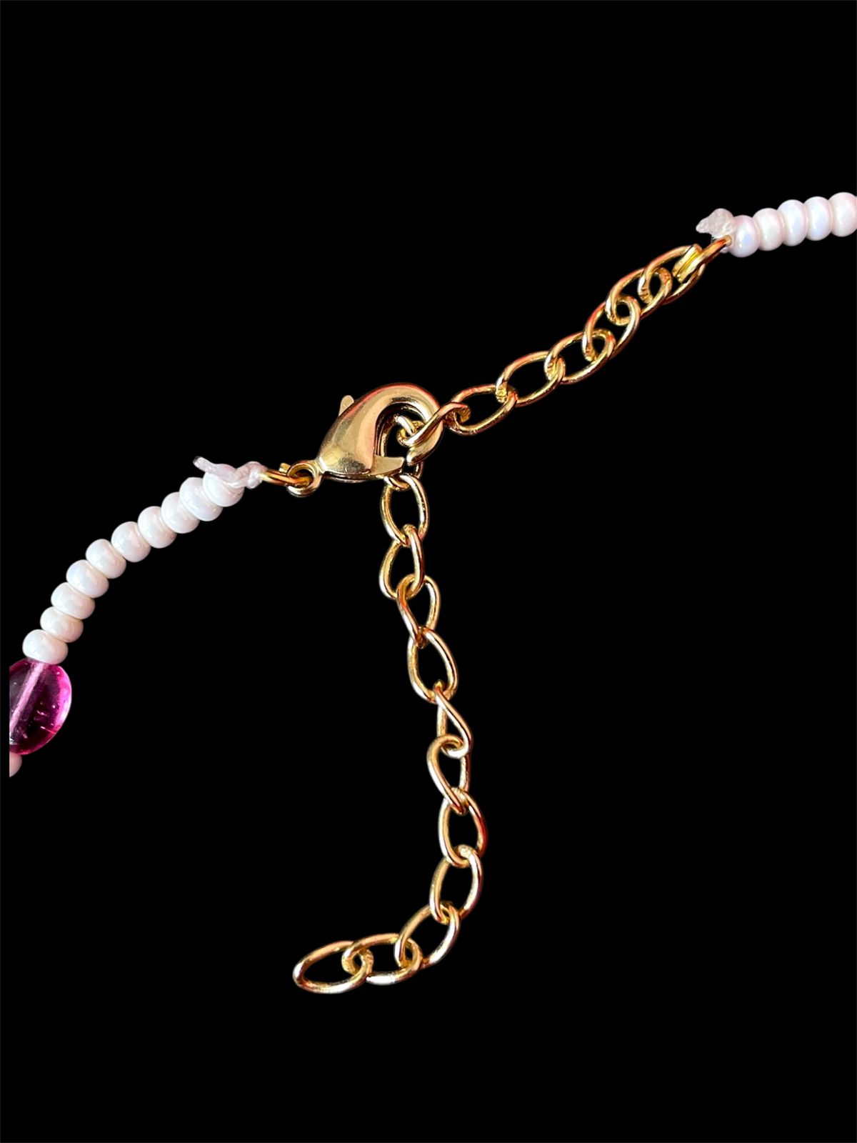 Pachi Kundan Pendant Jade Stone Beaded Mala Necklace