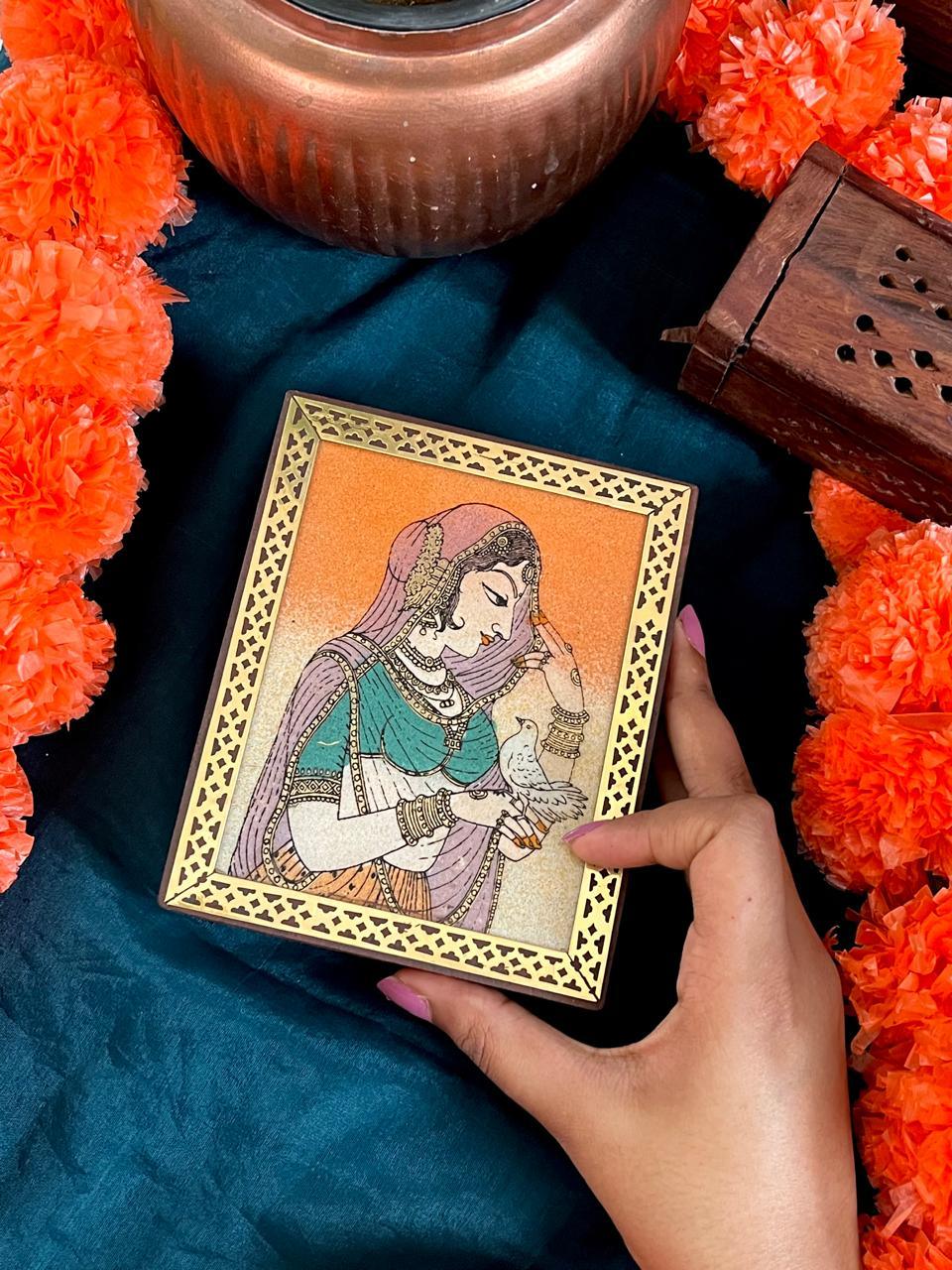 Gift Box of Dual Tone Kada and Earring