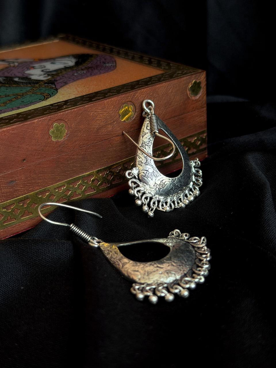 Silver Replica Geometrical Earring
