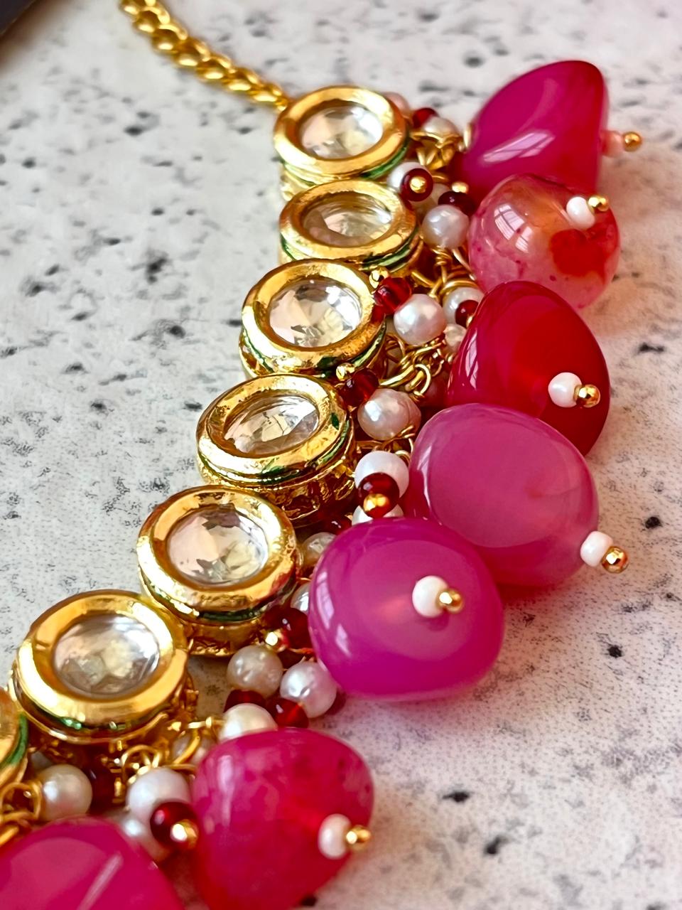 Kundan with Stone Choker Necklace