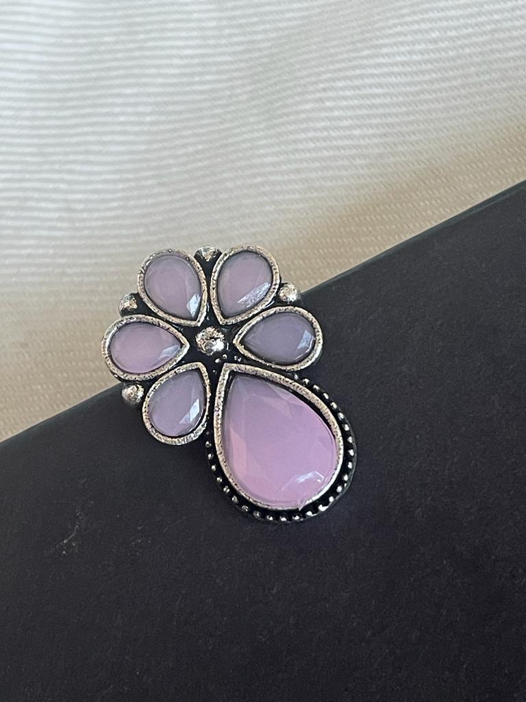 Stud Earring with Monalisa stone